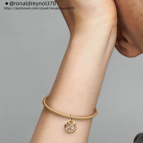 Pandora Virgo Zodiac Dangle Charm - Picture 5 of 6